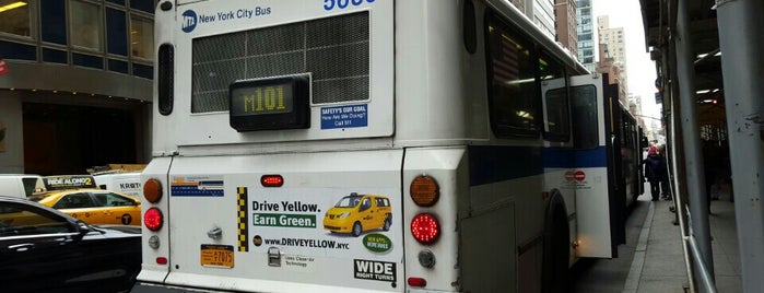 MTA Bus - M101 is one of Regular spots.