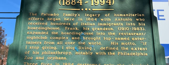 Palumbo's Historical Marker is one of Tempat yang Disukai Albert.