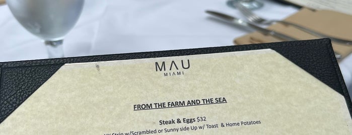 Maü Miami is one of Miami Restaurants.
