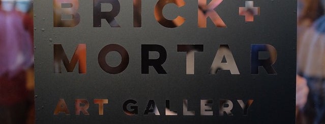 brick and mortar gallery is one of We Must Try.