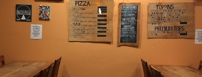 Mid City Pizza is one of First time: New Orleans.