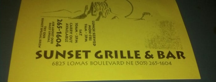 Sunset Grille and Bar is one of Albuquerque, NM.