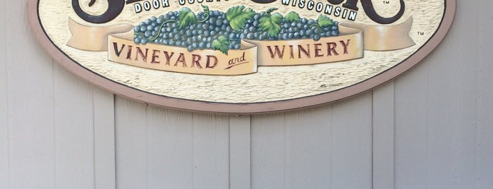 Simon Creek Winery is one of Door County.