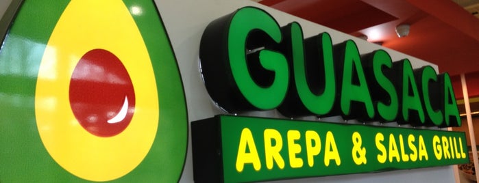 Guasaca Arepa & Salsa Grill is one of สถานที่ที่บันทึกไว้ของ Allicat22.