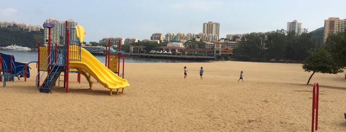 Discovery Bay Beach is one of Hong Kong.