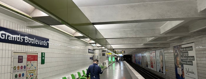 Métro Grands Boulevards [8,9] is one of Metro.