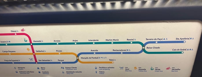 Metro Rossio [VD] is one of Metro - Subway in Portugal.