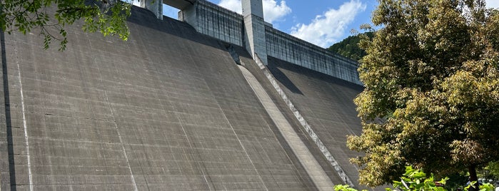 大山ダム is one of ダムカードを配布しているダム（西日本編）.