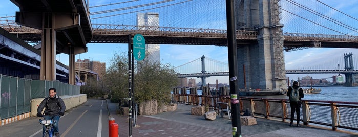 Brooklyn Bridge Park Greenway is one of work.