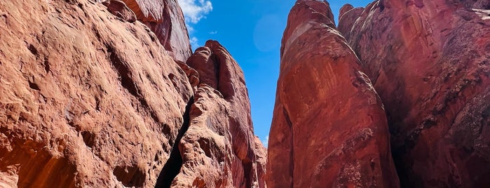 Sand Dune Arch is one of Utah + Vegas 2018.