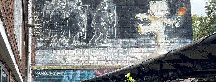 Banksy's 'Mild Mild West' is one of Bristol.