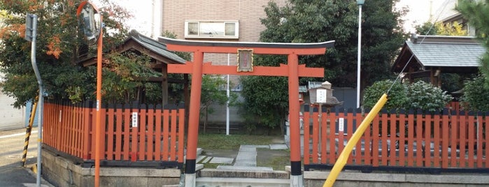 富玉稲荷社 is one of 摂津国菟原郡の神社.