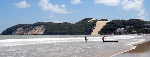 Praia de Ponta Negra is one of As mais belas praias do Nordeste.