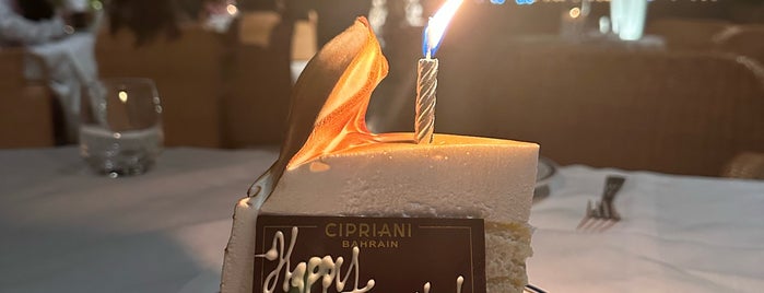 Cipriani is one of Bahrain.
