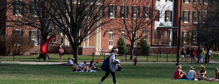 Central Quad is one of Miami University Traditions.