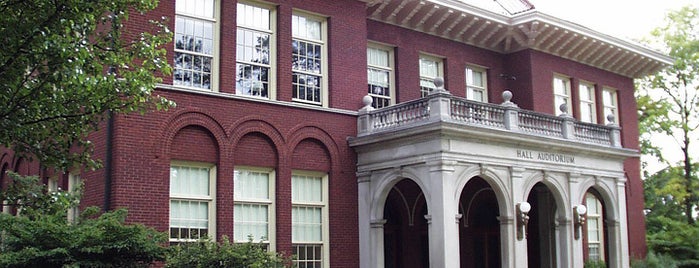 Hall Auditorium is one of Miami University Traditions.