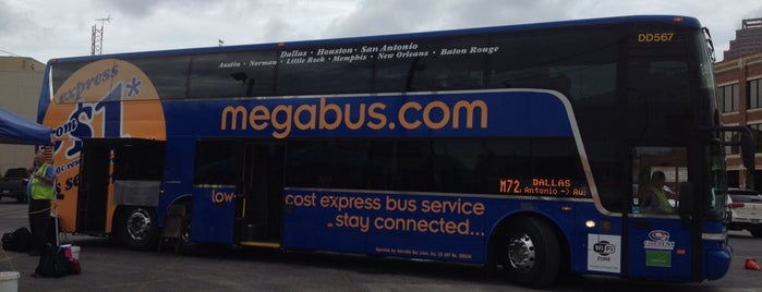 MegaBus Stop is one of San Antonio.