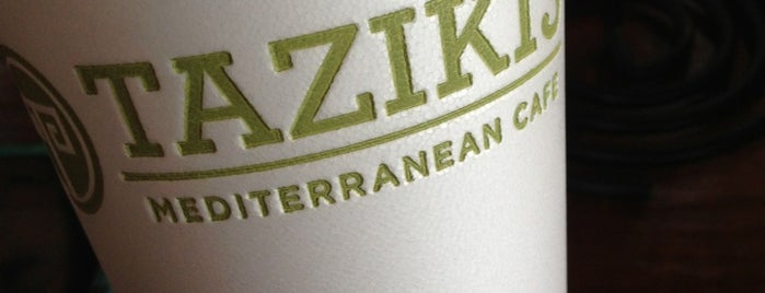 Taziki's Mediterranean Cafe is one of T'ın Beğendiği Mekanlar.