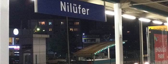 Nilüfer Metro İstasyonu is one of Bursa Resmi Daireler-Hastaneler- Yollar-Semtler vs.