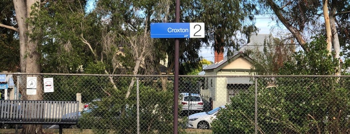 Croxton Station is one of Melbourne Train Network.
