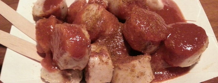 Wechsler's Currywurst is one of Eating & Drinking in the 5 Boros.