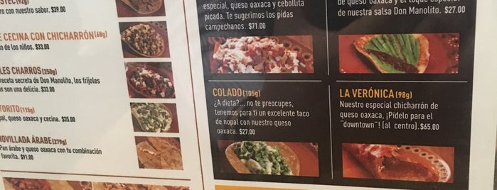 Tacos Don Manolito Interlomas is one of CDMX.