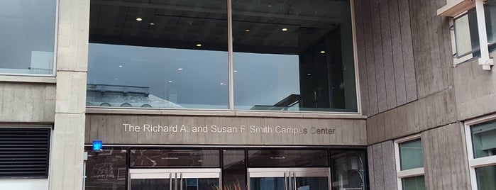 Richard A. & Susan F. Smith Campus Center is one of MA.