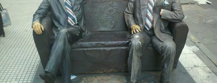 Estatua de Borges y Álvarez (Olmedo y Portales) is one of Buenos Aires.