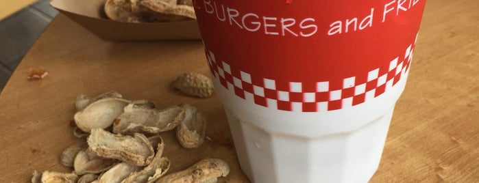 Five Guys is one of The Woodlands.
