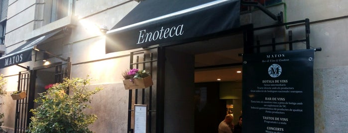 MATOS Vins / Enoteca is one of Bars Barcelona.