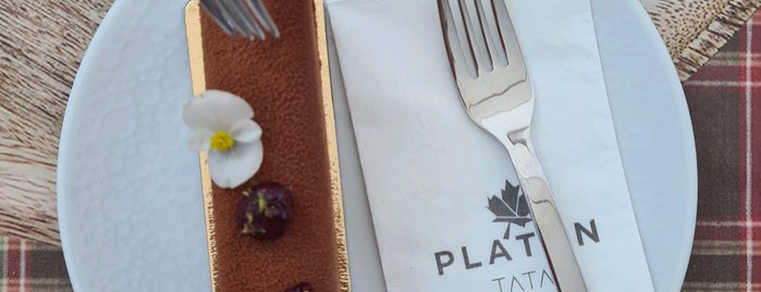 Platán Restaurant & Café is one of Locais curtidos por Tibor.