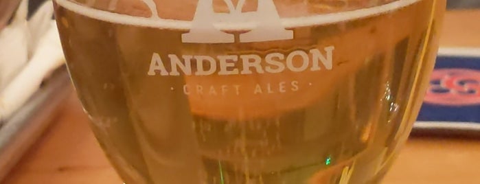 Anderson Craft Ales is one of Lieux qui ont plu à Joe.