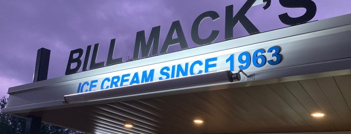 Bill Mack's Ice Cream is one of Fav Restaurants.