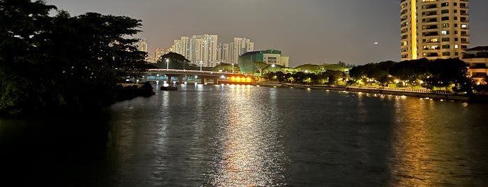 Tanjong Rhu Suspension Footbridge (Waterfront Bridge) is one of Сингапур.