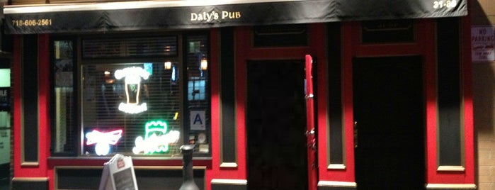 Daly's Pub is one of Irish pubs of NYC, a starting point.