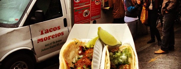 Tacos Morelos is one of Brooklyn eats.