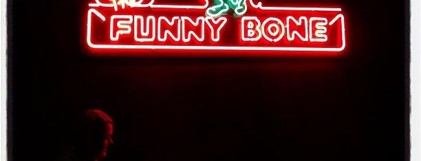 Funny Bone Comedy Club is one of Orte, die Heather gefallen.