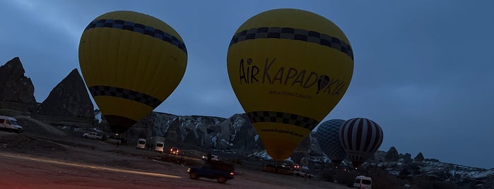Goreme Balloons  Take Off Area is one of Cappadocia.
