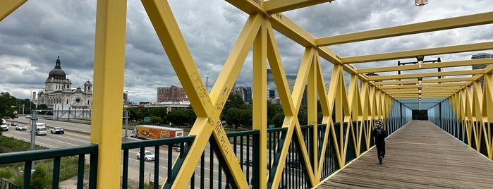 The Irene Hixon Whitney Footbridge is one of Bridges in Minneapolis-St. Paul.