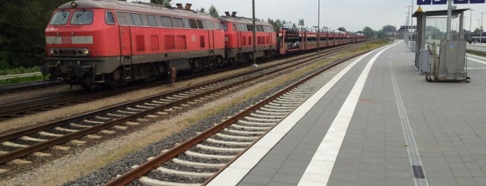 Bahnhof Niebüll is one of Bf's in Schleswig-Holstein.