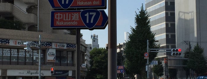 Nishisugamo Intersection is one of 交差点.