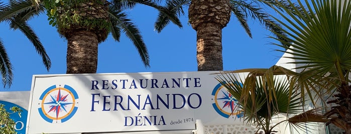 Restaurante Fernando is one of when in dénia 🌴.