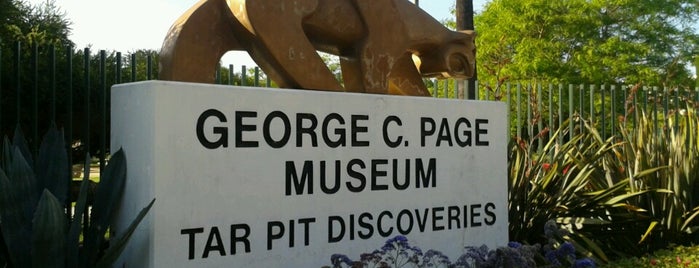 La Brea Tar Pits & Museum is one of LA?.