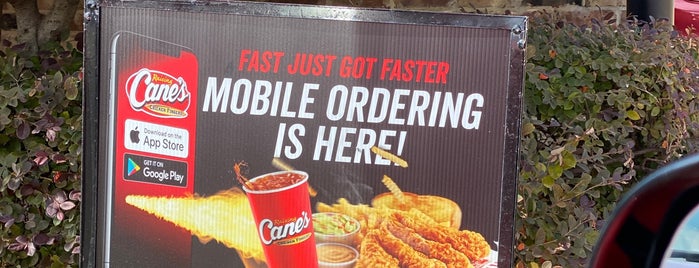 Raising Cane's Chicken Fingers is one of TCU.