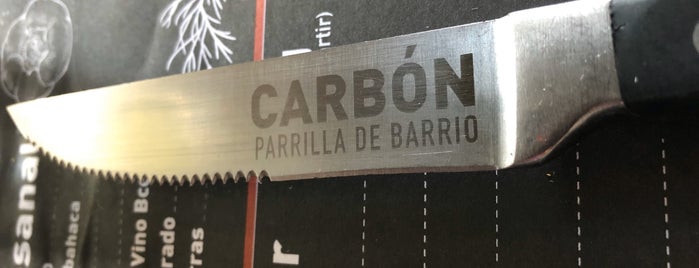 Carbón Parrilla De Barrio is one of Nuevos lugares que tengo que ir.