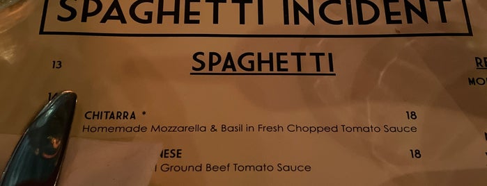 Spaghetti Incident is one of manhattan restaurants 2.