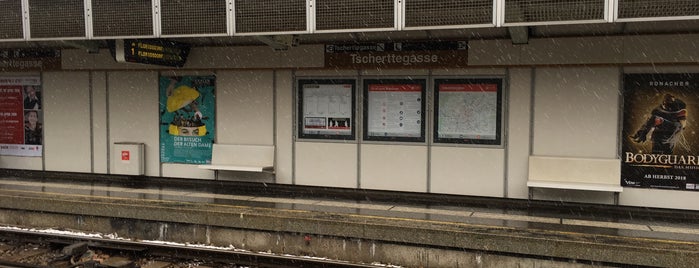 U Tscherttegasse is one of Wien U-Bahnlinie 6.