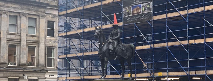 Wellington Statue is one of Glasgow.