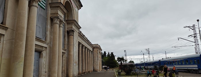 Railway Station Gagra | გაგრას რკინიგზის სადგური | Железнодорожный вокзал Гагра is one of Гагра, Абхазия.