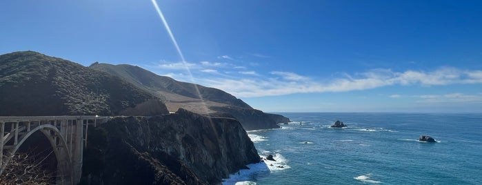 Bixby Bridge is one of Pacific Coast Highway.